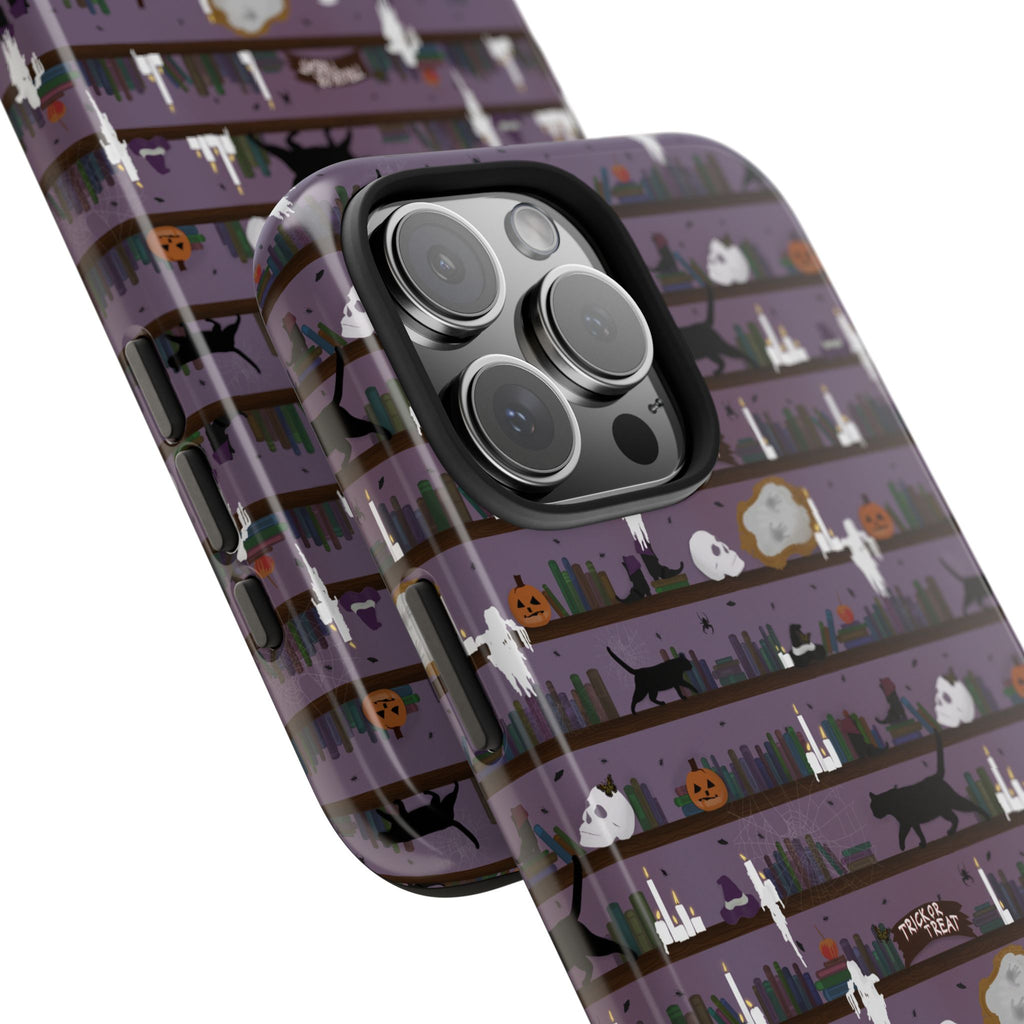 Tough Phone Cases - Spooky Bookcase