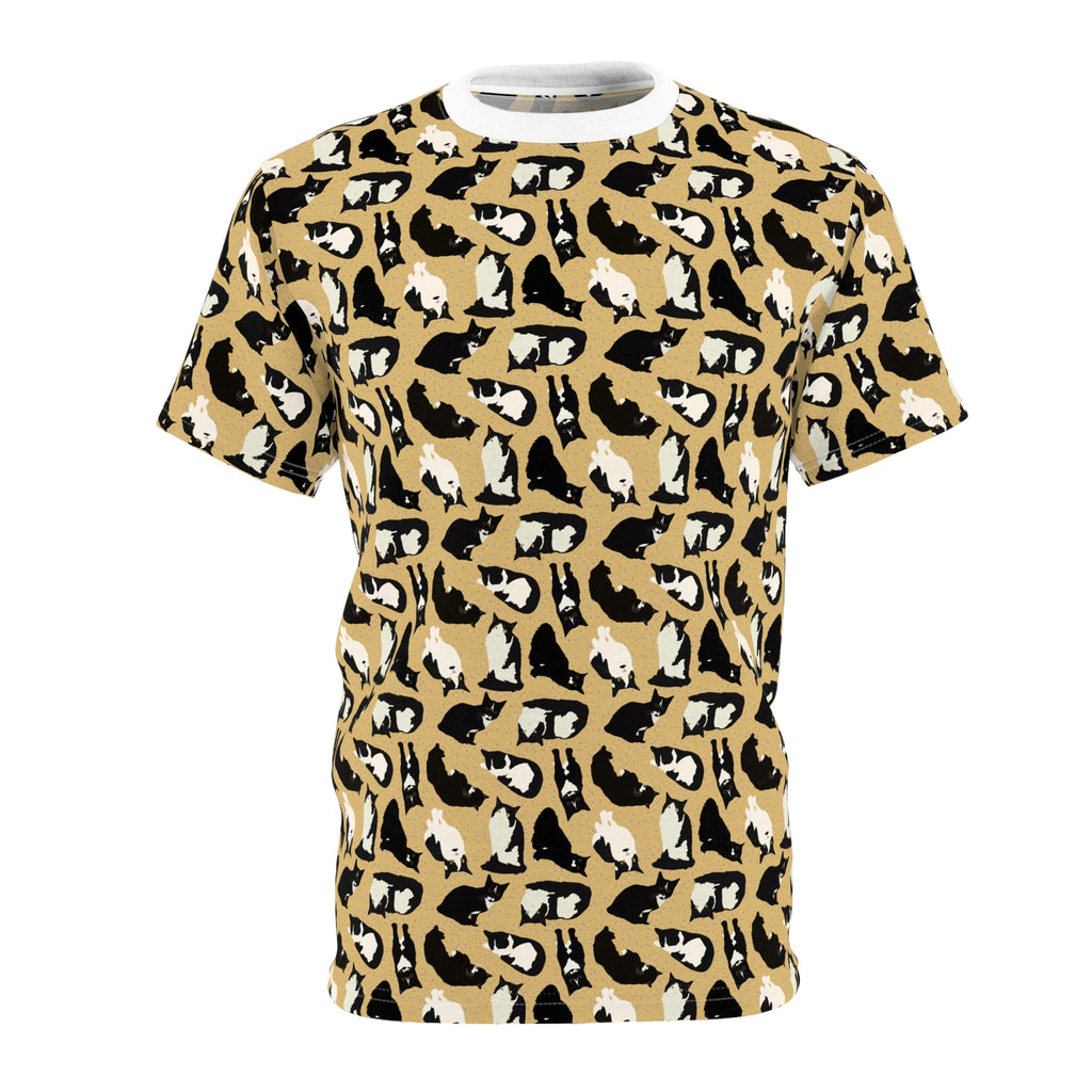 Unisex Cut & Sew Tee - Cats