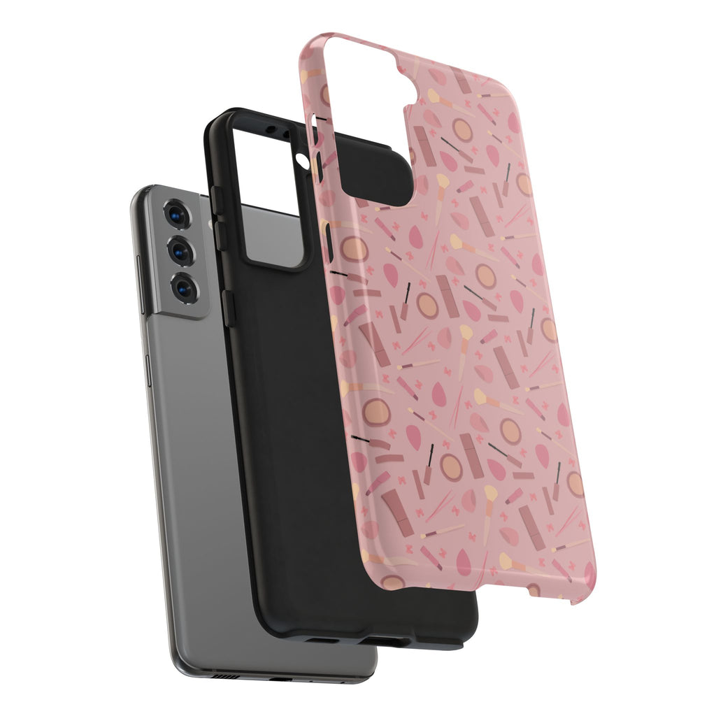 Phone Case - Pink Aesthetic Makeup Design