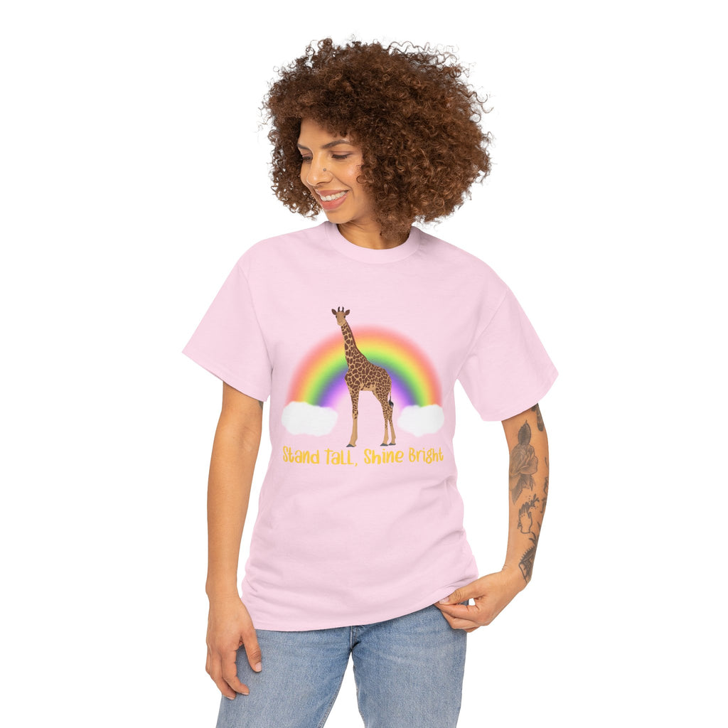 Unisex Heavy Cotton Tee - Stand Tall, Shine Bright