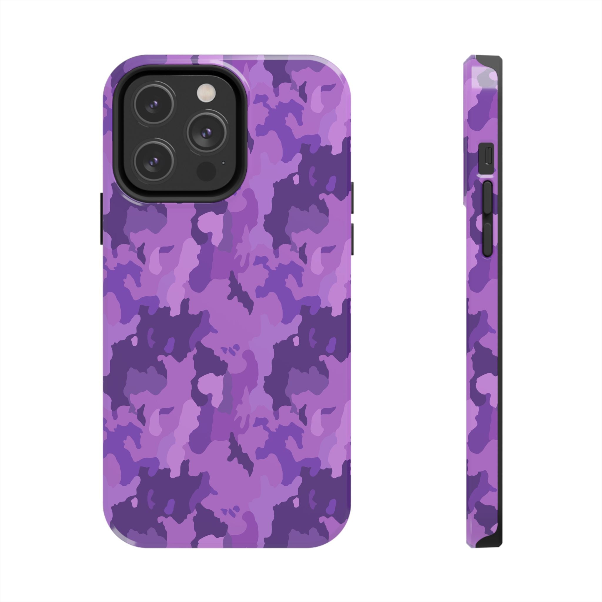 Tough Phone Cases - Purple Camo