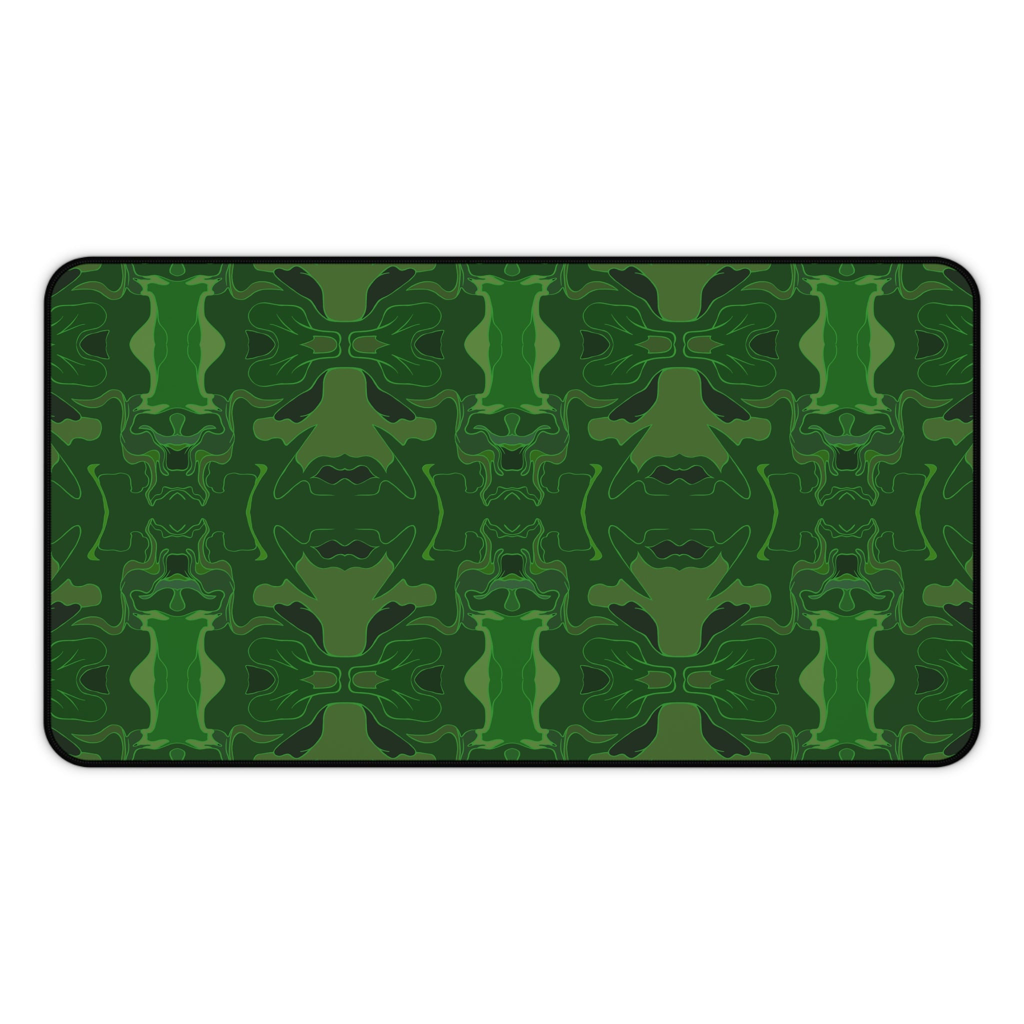 Desk Mat - Green Kaleidoscope