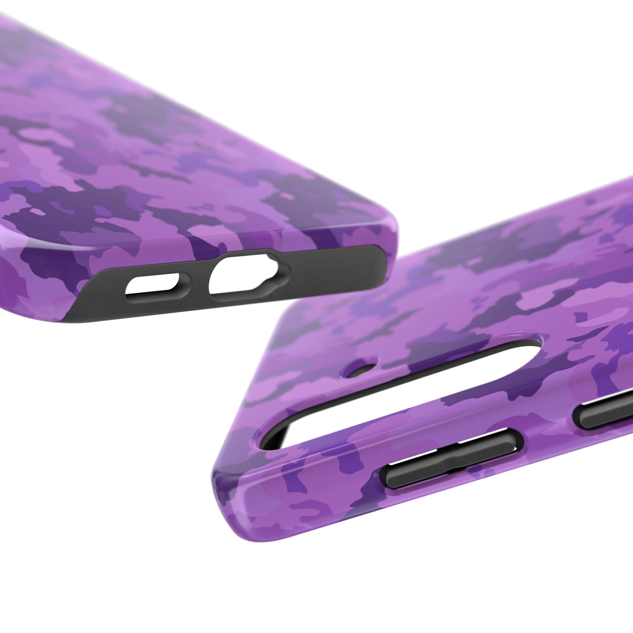 Tough Phone Cases - Purple Camo